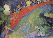 Wassily Kandinsky Balvegzet painting